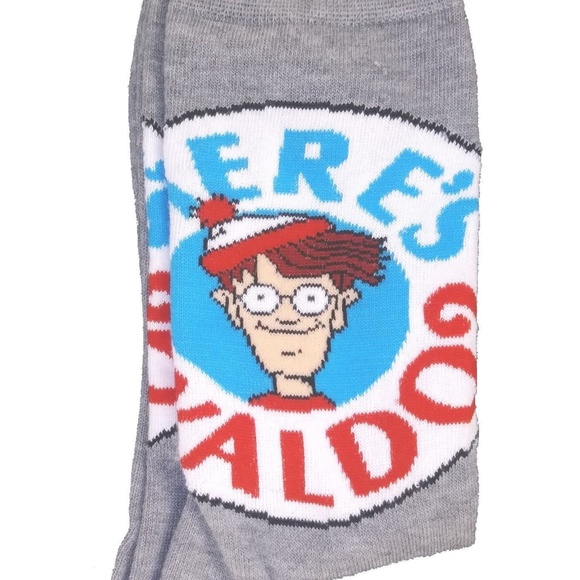 Where's Waldo Socks sz M/L Medium/Large (6-12) - Picture 5 of 5